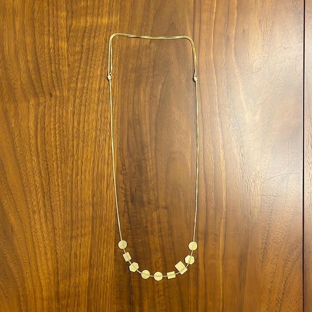 Madewell Holding Pattern Necklace | Adjustable Geometric Necklace